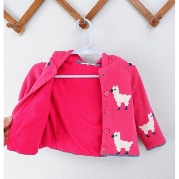 John Lewis Pink Llama Baby Girl Sweater, size 6-9 months - Picture 2 of 12